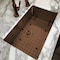 Whitehaus Collection Noah Plus 16 gauge Single Bowl Linen Textured Dual-Mount Sink Set WHNPL3318-CO - alternate 2