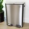 Elama 2 Section 8 Gallon Each Section Trash and Recycling Step Bin with Slow Close Mechanism EL-I10R-60L - alternate 2