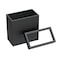 Gatco Modern Rectangular 3 Gal. Wastebasket, Matte Black 1918 - alternate 2