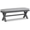 Signature Design By Ashley Elite Park Gray Aluminum Frame Casual Bench Light Gray P518-600 - alternate 3