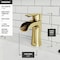 Vigo Paloma Single Handle Single-Hole Bathroom Faucet in Matte Brushed Gold VG01041MG - alternate 2