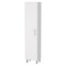 Homeroots 16" Silver And White Accent Cabinet With Five Shelves 518206 - alternate 1