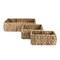 Happimess Tress Coastal Minimalist Hand-Woven Hyacinth Nesting Baskets, Natural (Set of 3), 3PK BSK1009A-3SET - alternate 2