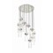 Z-Lite Fontaine 11 Light Chandelier, Brushed Nickel, 26.25 In W x 15 In H 7002P5-11R-BN - alternate 1