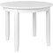 Homeroots 39" White Solid Wood Round Top Dining Table 569345 - alternate 3