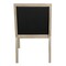 Regency Regent WallGuard Guest & Reception Waiting Room Wood Side Chair - Noble Oak / Black Vinyl 9875NOBK - alternate 4