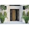 Vdomdoors Aluminum Door Cynex 6113 Natural Oak Entry Steel Metal Modern Painted W14+36+14xH80 Left Inswing CYNEX6113EXD-OAK-W14+36+14xH80-LH-I - alternate 2
