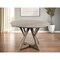 Homeroots 48" Brown Rounded Solid Wood Pedestal Base Dining Table 380463 - alternate 2