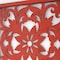 Homeroots Red Flower Wood Hanging Dimensional Sculpture 274575 - alternate 2
