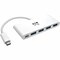 Tripp Lite Eaton Tripp Lite Series 4-Port USB-C Hub, USB 3.x (5Gbps), 4x USB-A Ports, 60W PD Charging, White U460-004-4A-C - alternate 1