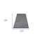 Homeroots 10' Dark Gray And Light Gray Geometric Indoor Outdoor Runner Rug 550796 - alternate 3