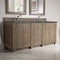 James Martin Vanities Bristol 72'' D Vanity, Whitewashed Walnut w/ Parisien Bleu Silestone Top w/ Wireless Charger 157-V72-WW-FPBL - alternate 2