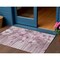 Homeroots 3' X 5' Plum Mauve And Pink Floral Washable Indoor Outdoor Area Rug 582758 - alternate 1