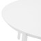 Homeroots 54" White Oval Dining Table 556573 - alternate 5