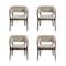 Manhattan Comfort Blake Dining Armchair in Natural, 4PK 4-DC102AR-NA - alternate 3