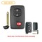 Aks Keys 2007 - 2014 Toyota Smart Prox Key Shell 3B for FCC# HYQ14AAB RS-TOYOTA-02 - alternate 2
