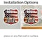 Signmission Route Us 66 Flag, 4 inch X 4 inch, Vinyl Decal, 2PK SHI-D-2PACK-4-483 - alternate 2