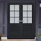 Sartodoors Interior Solid French Double Doors Solid Core Modern Interior VEREGIO7339DD-ANT-36 - alternate 1
