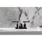 Kingston Brass Double-Handle 4" Centerset Bathroom Faucet with Pop-Up Drain, Oil Rubbed Bronze FB8625CML - alternate 3