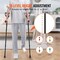 Vevor Forearm Crutches 10-Level Height Adjustable Walking Crutches 1 Pair 350LBS, 2PK FBL590256 - alternate 2