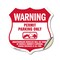 Signmission No Parking Without Permit Shield Sign Wa, 18 Inch X 18 Inch, Vinyl Decal SHI-D-18-398 - alternate 1