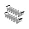 Blackstone Grill Tool Set Deluxe Stainless Steel Black/Silver Black/Silver, 2PK 5551 - alternate 1