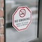Signmission No Smoking Within 75' Of Any Door o, 4 inch X 4 inch, Vinyl Decal, 2PK OC-D-2PACK-4-89 - alternate 2