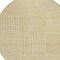 Homeroots 8' Wheat And Ivory Round Geometric Washable Indoor Outdoor Area Rug 600788 - alternate 3