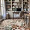 World Rug Gallery Garden Floral Area Rug 5 ft x 7 ft Beige WR147BEIGE5X7 - alternate 2