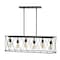 Jonathan Y Marion 37.75" 6-Light Adjustable Iron Farmhouse Rustic LED Dimmable Pendant, Oil Rubbed Bronze JYL7505A - alternate 3