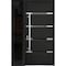 Vdomdoors Steel Door Deux 1105 Black Enamel Sidelight Exterior Window Sidelite Stainless Inserts Entry Door P DEUX1105EXD-BLK-W36+14xH80-RH-O - alternate 1