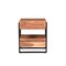 Homeroots 28" Brown Solid Wood Two Drawer Nightstand 521190 - alternate 2