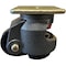 Hyw Products F-Type Leveling Casters Nylon Wheels 80F Top Plate With Bolt & Nut Included KC80F - alternate 4