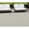 Homeroots 6' X 9' Cream and Beige Geometric Distressed Indoor Outdoor Area Rug 558790 - alternate 3