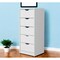 Homeroots 18" White Five Drawer Dresser 518027 - alternate 3