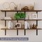 Lavish Home Floating Wood Shelves Set of 6 Shelves for Living Room, Kitchen, Bedroom, or Bathroom Decor 80-FLT-20 - alternate 3