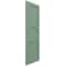 Ekena Millwork True Fit PVC Center Circle Arts & Crafts Fixed Mount Shutters, Track Green, 18W x 42H, PR TFP001AC18X042TG - alternate 4