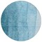 Homeroots 8' Teal Blue Aqua And Blue Round Ombre Washable Indoor Outdoor Area Rug 581830 - alternate 2