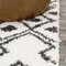 Jonathan Y Caimari Moroccan Diamond Shag White/Gray 2 ft. x 8 ft. Runner Rug MOH412A-28 - alternate 4
