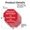 Signmission Private Driveway No Trespassing No, 6 inch X 6 inch, Vinyl Decal, 5PK OC-D-5PACK-6-163 - alternate 3