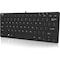 Adesso SLIMTOUCH 11.25 INCH WIDE MINI MULTIMEDIA KEYBOARD WITH 2 USB HUBS , SCISS AKB-510HB - alternate 1