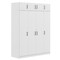 Homeroots Four Piece White Solid and Manufactured Wood Bedroom Set 596535 - alternate 2
