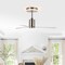Jonathan Y Levi 52" 1-Light Contemporary Minimalist 6-Speed Iron Height Adjustable Integrated LED Ceiling Fan w JYL9722B - alternate 3
