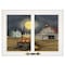 Homeroots Spooky Harvest Moon 6 White Framed Print Kitchen Wall Art 406229 - alternate 1