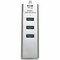 Tripp Lite PORTABLE USB 3.1 GEN 1 GIGABIT ETHERNET ADAPTER WITH 3-PORT HUB, ALUMINUM U460-003-3A1G - alternate 3