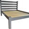 Homeroots Gray Solid Wood Full Bed Frame 546753 - alternate 2