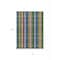 Homeroots 8' X 10' Navy Blue Pink And Sage Plaid Washable Indoor Outdoor Area Rug 613978 - alternate 3