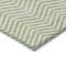 Homeroots 8' X 10' Artichoke Green And Ivory Chevron Washable Indoor Outdoor Area Rug 596234 - alternate 2