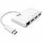 Tripp Lite 3-PORT USB-C TO USB-A HUB PORTABLE W/ GIGABIT ETHERNET PORT RJ45 U460-003-3AG - alternate 1