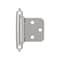 Amerock Variable Overlay Self-Closing, Face Mount Polished Chrome Hinge - 1 Pair BPR342926 - alternate 1
